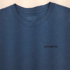 Patagonia Regular Fit Short Sleeve Graphic T Shirt Adult Mens Size M Blue